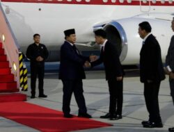 Momen Prabowo Tiba di Indonesia usai Kunjungan Kenegaraan