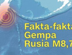 INFOGRAFIS: Fakta-fakta Gempa Dahsyat Rusia M8,7