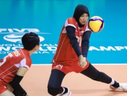 Tim nasional Voli Putri Indonesia Lawan Iran di Final AYG 2025