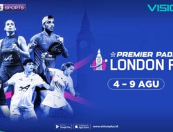 Premier Padel London P1 2026 Masuk Fase Penentuan, Nonton Sampai saat ini Final Live Streaming di VISION+